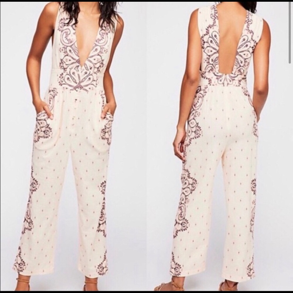 Beautiful Free People Setting Sun Jumpsuit